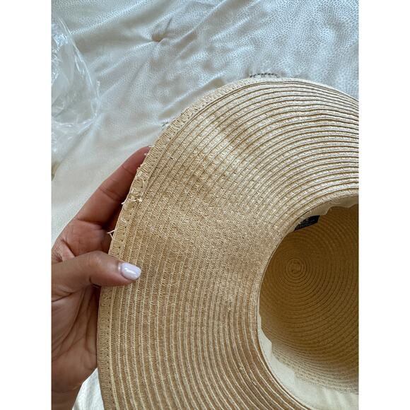 Punta Cana Floppy Sun Straw Hat Stylish Beach Sun Protection - Picture 7 of 10